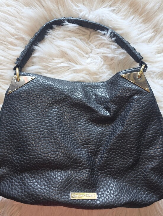 Christian Siriano Handbags - Y2K Christian Siriano for Payless Black Hobo Bag Gold Hardware Leopard